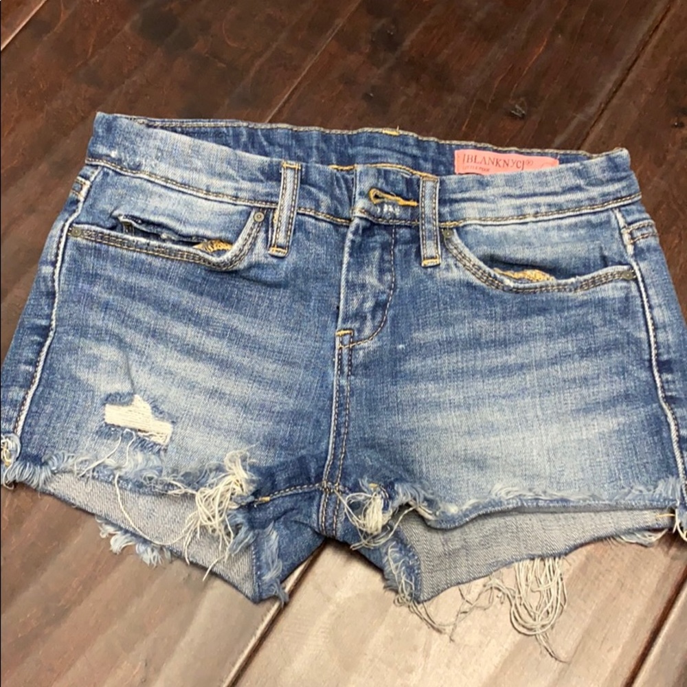 BlankNYC girls jean shorts size 12